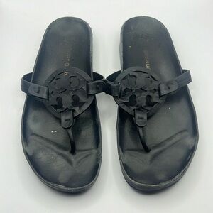 Black Tory Burch MILLER CLOUD SANDAL size 9.5